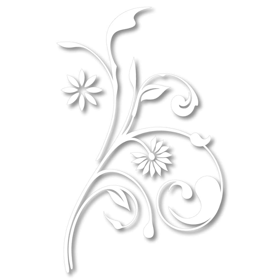 Amazon.co.jp: nc-smile 蔓 植物 花 ボタニカル シルエット